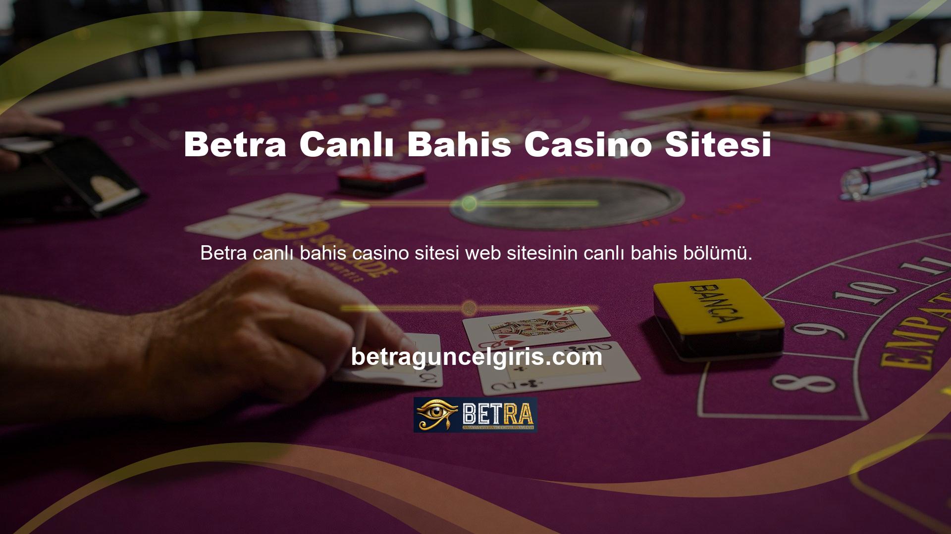 Betra canlı bahis casino sitesinde farklı bahis yöntemleri arasında seçim yapmak, daha baskın takımı belirlemenize yardımcı olabilir